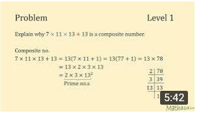 Explain why 7*11*13+13 is a composite number